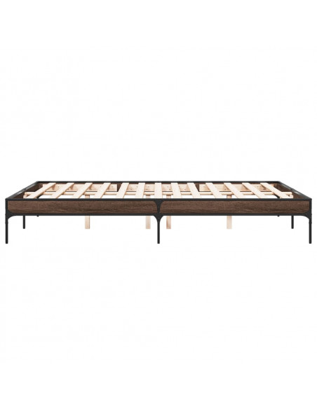 Giroletto Rovere Marrone 150x200cm in Legno Multistrato Metallo