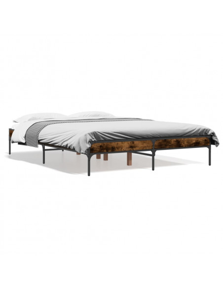 Giroletto Rovere Fumo 135x190 cm in Legno Multistrato Metallo