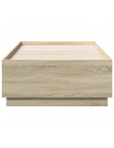 Giroletto Luci LED Rovere Sonoma 75x190 cm in Legno Multistrato 2