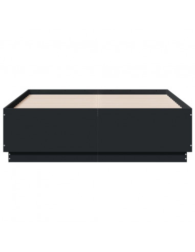 Giroletto Nero 140x190 cm in Legno Multistrato