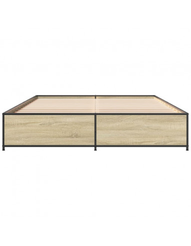 Giroletto Rovere Sonoma 120x190 cm in Legno Multistrato Metallo