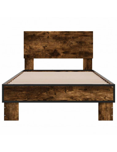 Giroletto Rovere Fumo 75x190 cm in Legno Multistrato e Metallo