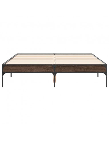 Giroletto Rovere Marrone 140x190cm in Legno Multistrato Metallo