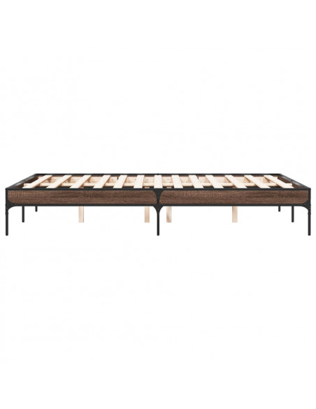 Giroletto Rovere Marrone 140x190cm in Legno Multistrato Metallo