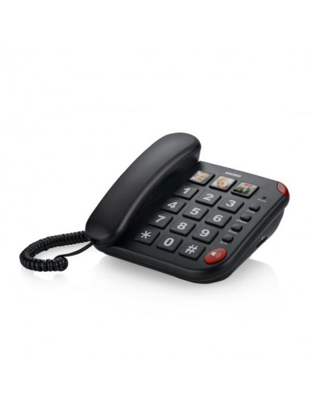 Brondi BRAVO 15 Telefono analogico Nero Identificatore di chiamata