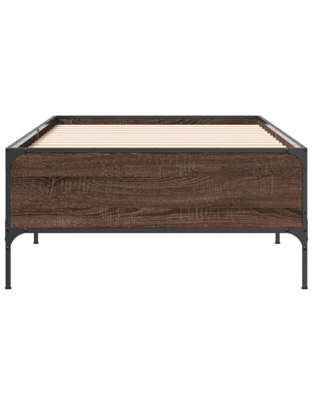 Giroletto Rovere Marrone 75x190 cm Legno Multistrato e Metallo