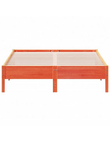 Giroletto Marrone Cera 150x200 cm in Legno Massello di Pino