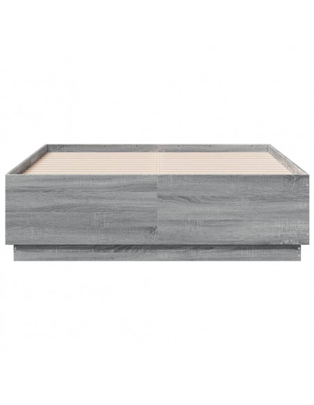 Giroletto Grigio Sonoma 135x190 cm in Legno Multistrato