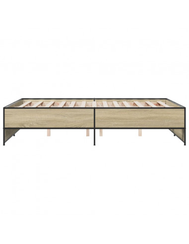 Giroletto Rovere Sonoma 135x190 cm in Legno Multistrato Metallo