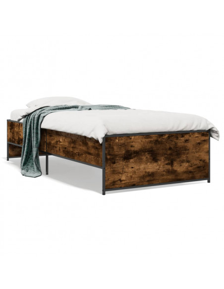Giroletto Rovere Fumo 75x190 cm in Legno Multistrato e Metallo