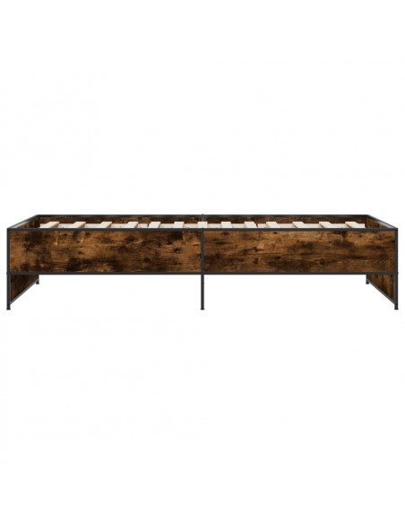Giroletto Rovere Fumo 75x190 cm in Legno Multistrato e Metallo