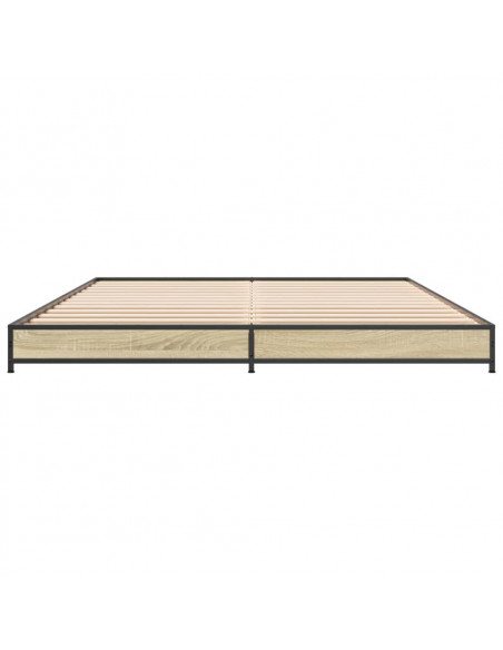 Giroletto Rovere Sonoma 135x190 cm in Legno Multistrato Metallo