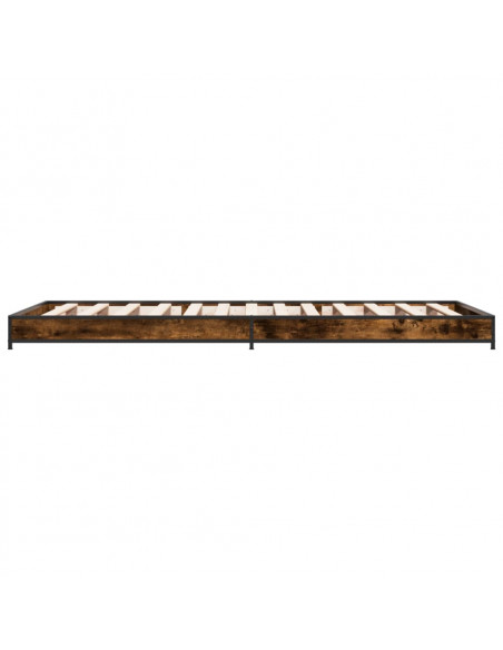 Giroletto Rovere Fumo 75x190 cm in Legno Multistrato e Metallo