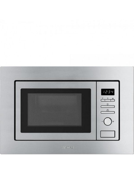 Smeg FMI017X forno a microonde Da incasso Microonde con grill 20 L 800 W Acciaio inossidabile
