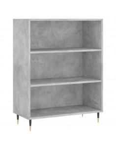 Libreria Grigio Cemento 69,5x32,5x90 cm in Legno Multistrato 2