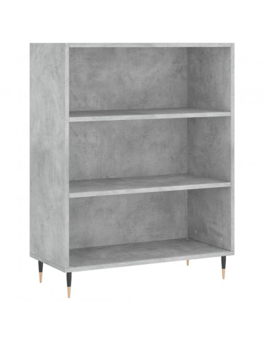 Libreria Grigio Cemento 69,5x32,5x90 cm in Legno Multistrato