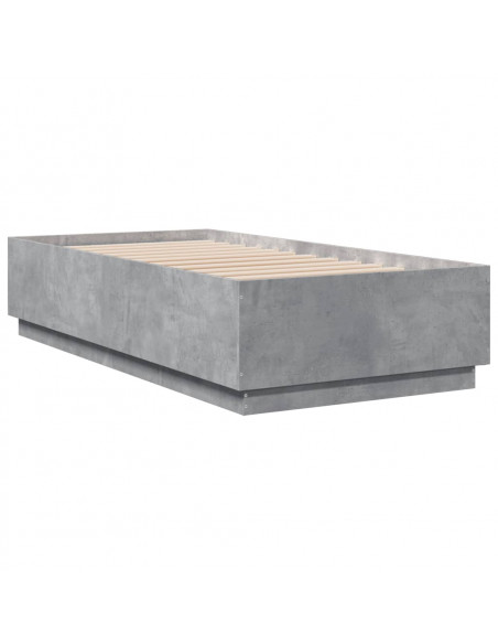 Giroletto Grigio Cemento 90x190 cm in Legno Multistrato