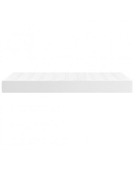 Materasso a Molle Bianco 80x200x20 cm in Similpelle