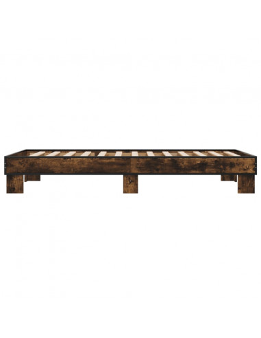 Giroletto Rovere Fumo 75x190 cm in Legno Multistrato e Metallo