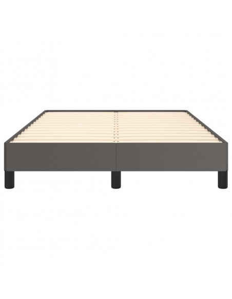 Giroletto senza Materasso Grigio 120x190 cm Similpelle