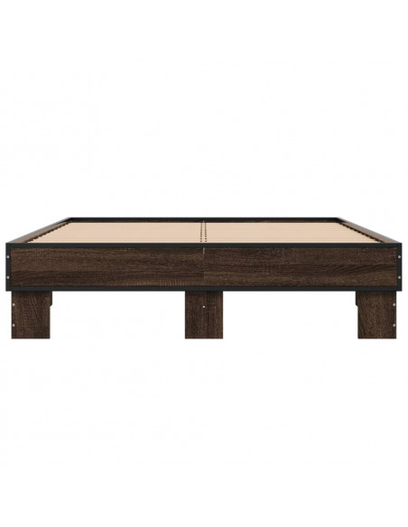 Giroletto Rovere Marrone 135x190cm in Legno Multistrato Metallo