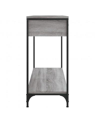 Tavolino Consolle Grigio Sonoma 100x34,5x75cm Legno Multistrato