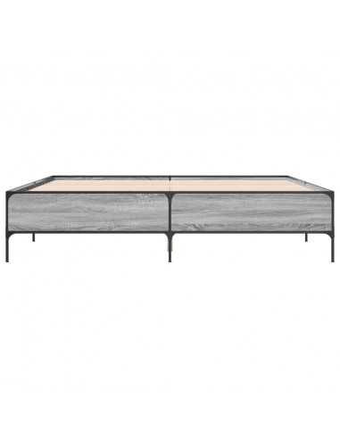 Giroletto Grigio Sonoma 200x200 cm in Legno Multistrato Metallo