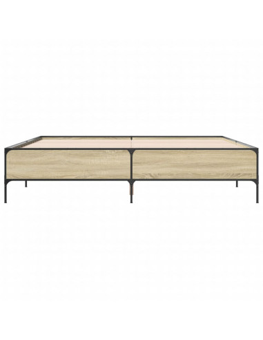 Giroletto Rovere Sonoma 180x200 cm in Legno Multistrato Metallo