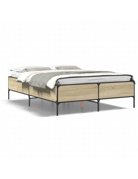 Giroletto Rovere Sonoma 120x190 cm in Legno Multistrato Metallo