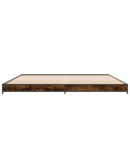 Giroletto Rovere Fumo 200x200 cm in Legno Multistrato e Metallo