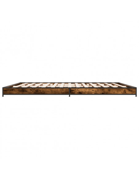 Giroletto Rovere Fumo 200x200 cm in Legno Multistrato e Metallo