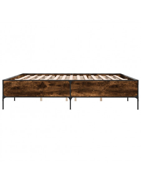Giroletto Rovere Fumo 200x200 cm in Legno Multistrato e Metallo