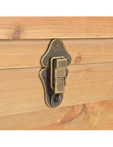 Cassapanca con Cuscino 80x40x40 cm MDF