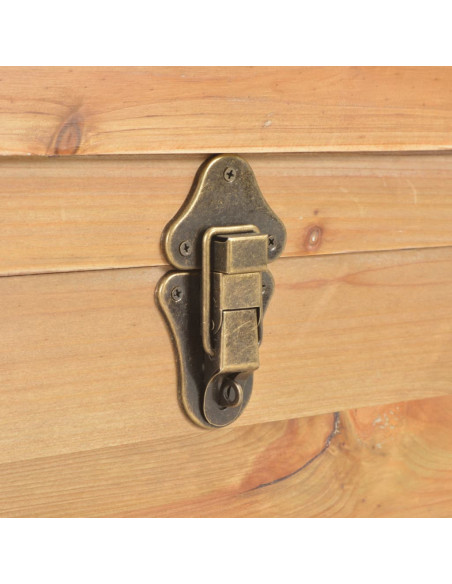 Cassapanca con Cuscino 80x40x40 cm MDF