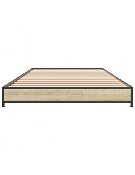 Giroletto Rovere Sonoma 100x200 cm Legno Multistrato e Metallo