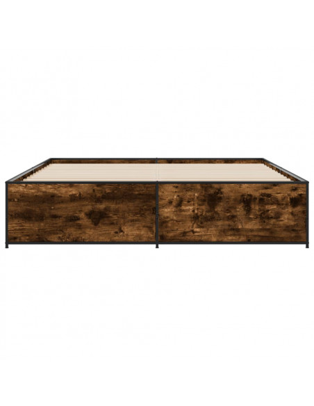 Giroletto Rovere Fumo 200x200 cm in Legno Multistrato e Metallo