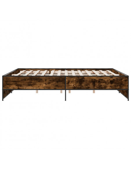 Giroletto Rovere Fumo 200x200 cm in Legno Multistrato e Metallo