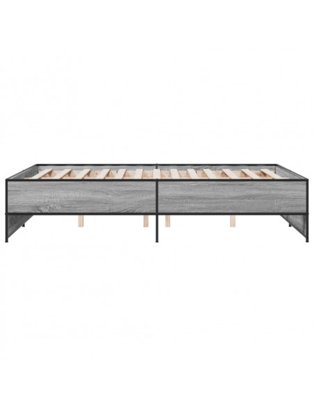 Giroletto Grigio Sonoma 120x190 cm in Legno Multistrato Metallo