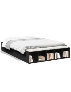 Giroletto Nero 135x190 cm in Legno Multistrato 2