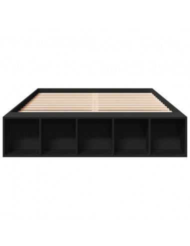 Giroletto Nero 135x190 cm in Legno Multistrato