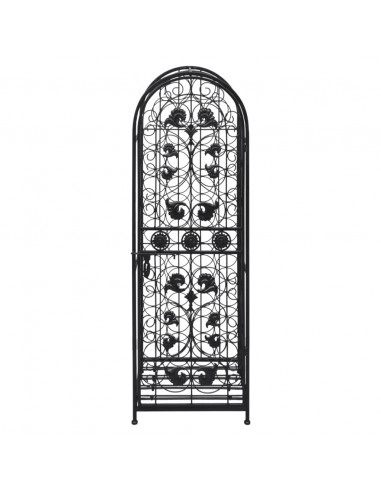 Portabottiglie per 45 Bottiglie di Vino in Metallo