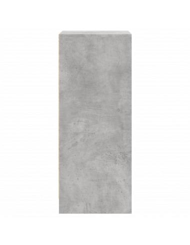 Credenza con LED Grigio Cemento 42,5x34x85 cm Legno Multistrato