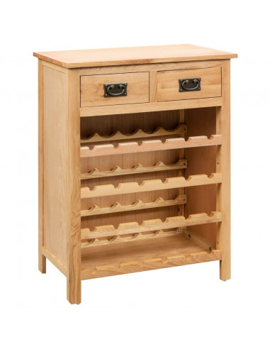 Cantinetta Portavini 72x32x90 cm in Massello di Rovere