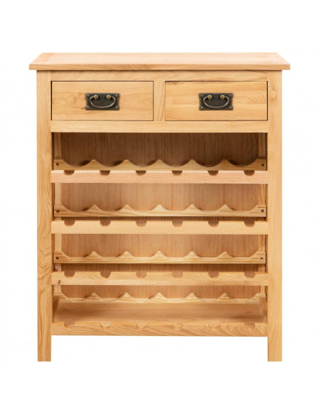 Cantinetta Portavini 72x32x90 cm in Massello di Rovere