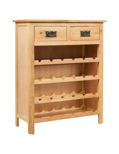 Cantinetta Portavini 72x32x90 cm in Massello di Rovere