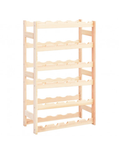 Portavini da 30 Bottiglie in Legno di Pino