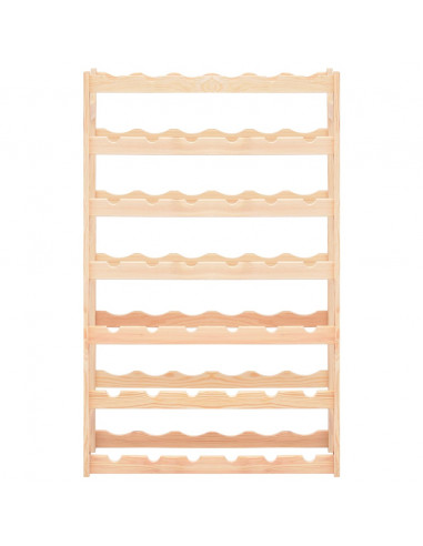 Portavini da 42 Bottiglie in Legno di Pino