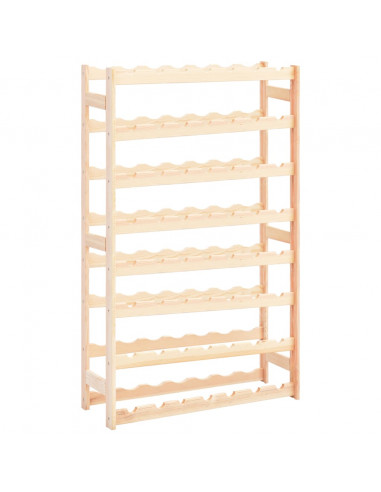 Portavini da 56 Bottiglie in Legno di Pino