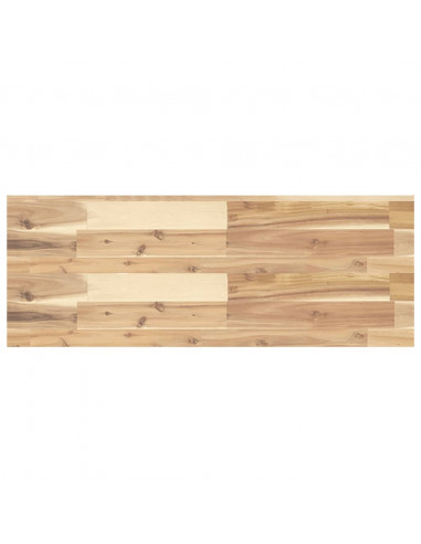 Ripiano a Parete 80x30x4 cm Legno Massello Acacia Non Trattato