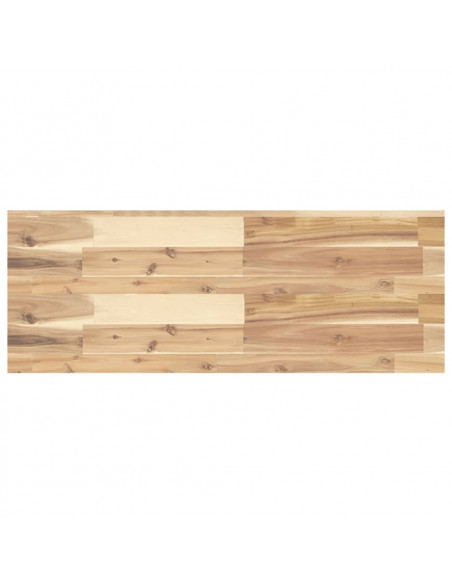 Ripiano a Parete 80x30x4 cm Legno Massello Acacia Non Trattato